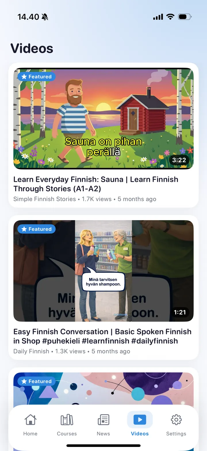 Video learning